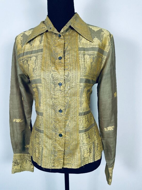 Paul Smith Tops - PAUL SMITH 100% silk blouse/shirt, Made in India
